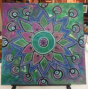 Mandala painting
