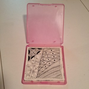 Zentangle Tile Holder - Open