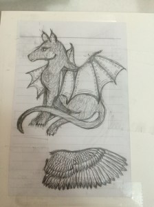 Artwork, Bonnie, Winged Dog